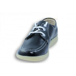 ZAPATO COLEGIAL NIÑA NAPA MARINO VELCRO – ATOS KIDS