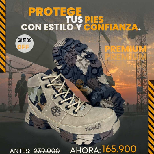 BOTA SEGURIDAD CAMUFLADA