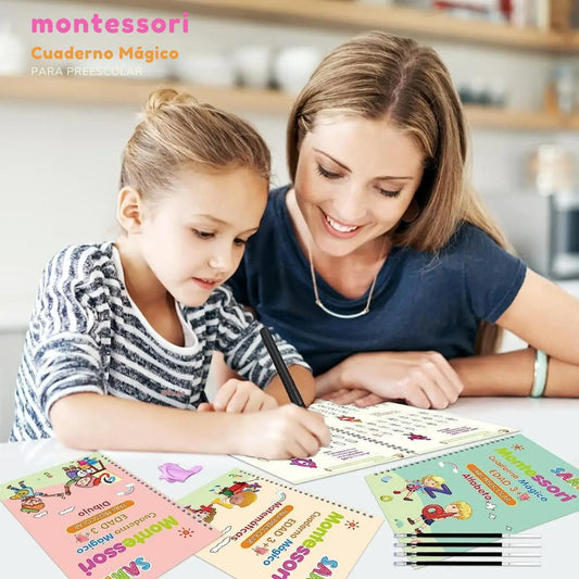 Cuaderno mágico montessori